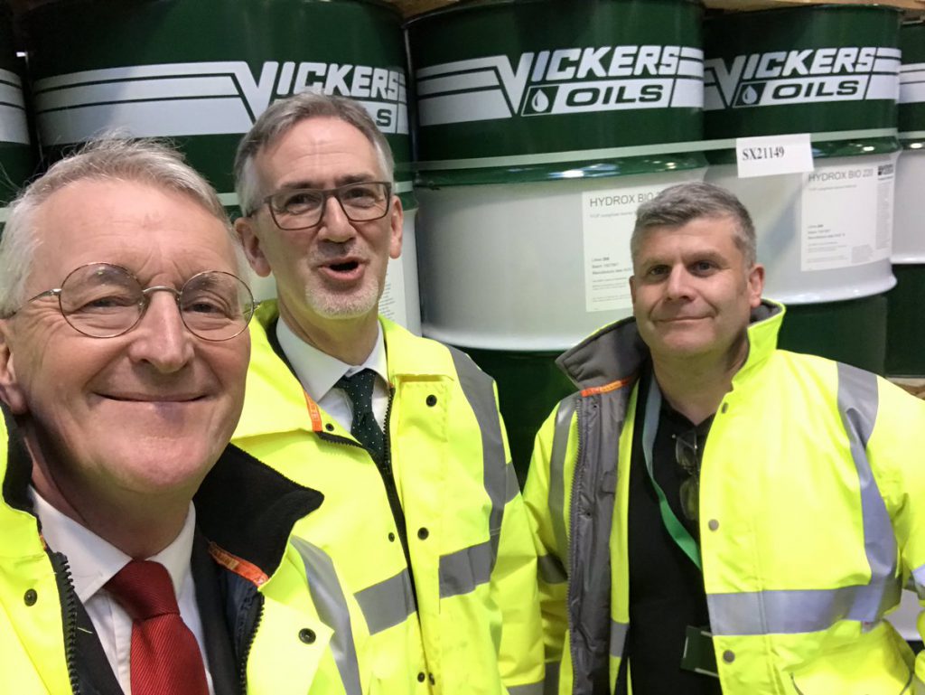 Inauguration of the new laboratory at Vickers Oils