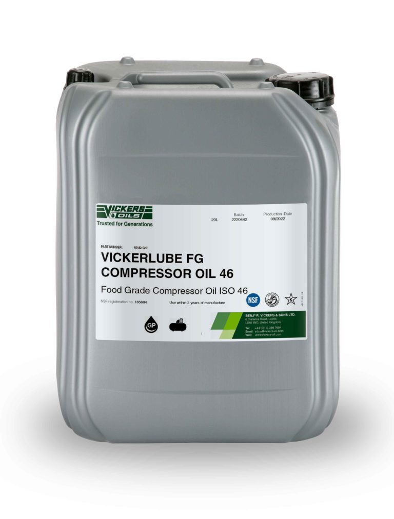 VICKERLUBE FG COMPRESSOR OIL 46