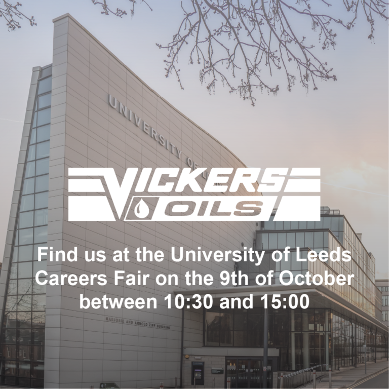 Vickers Oils at the University of Leeds Careers Fair