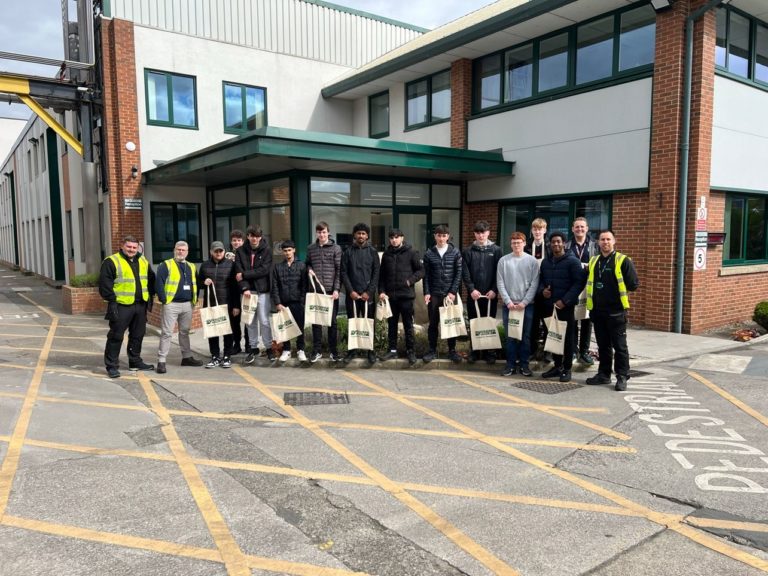 Leeds City College School of Engineering students visit Vickers Oils as part of the Leeds manufacturing festival